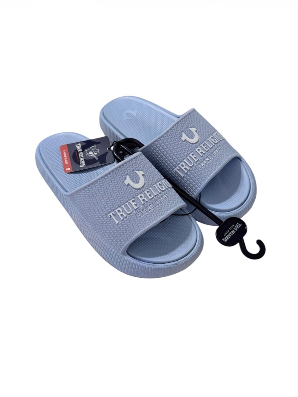 True Religion Slides - Light Blue Sandal - Women’s Size 8 | NEW